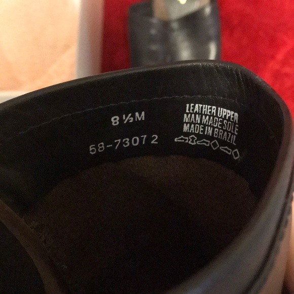 COPY - CANDIES Leather Jeweled Boots Wedges Heels - Picture 3 of 4